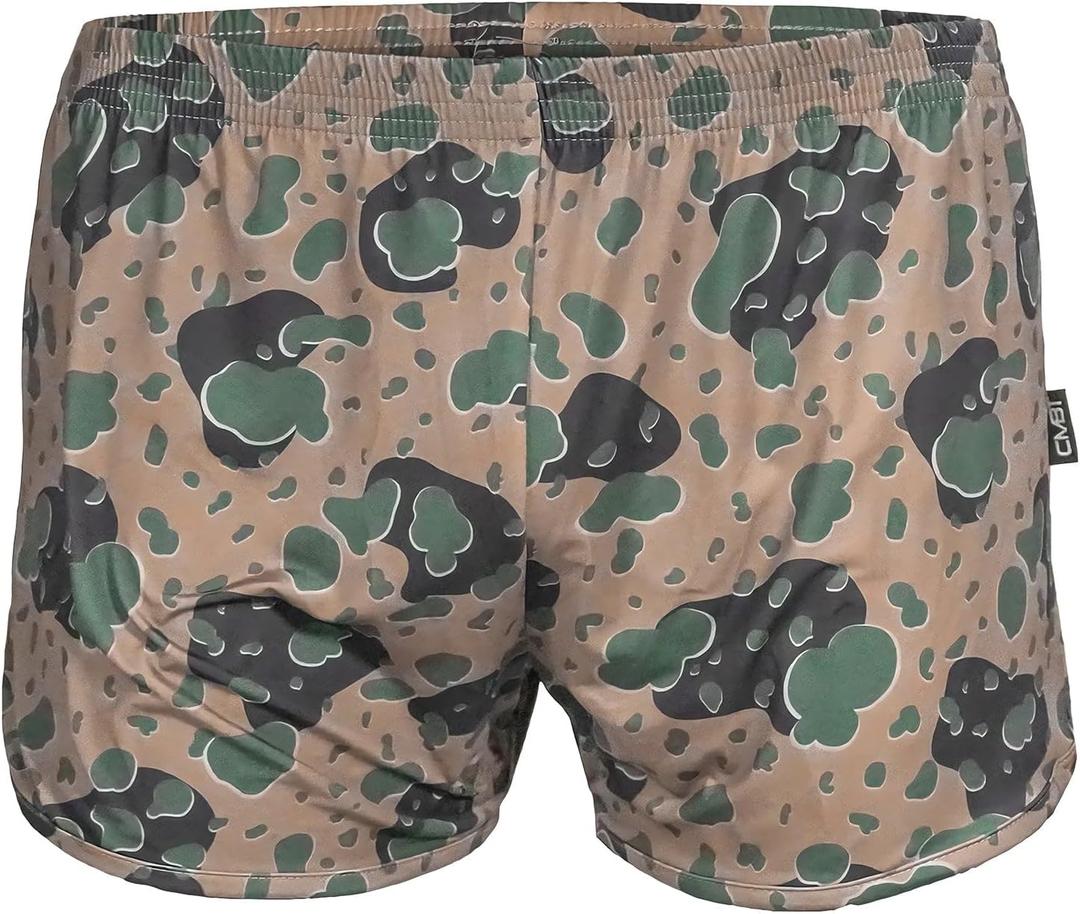 Combat Iron Ranger Panties for Men | Mens Military Silkies Running Shorts | 2.5 Inseam (M)