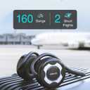 Kinivo BTH220 Bluetooth Headphones (Black, On-Ear, Wireless Music, Hands-Free Calling, Built-in Mic, Foldable, Memory Form Earpads, Travel Bag)