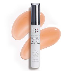 LifeCell Lip Plumping Treatment  Glossy Balm with MaxiLip Peptides for Fuller, Smoother Lips  Hydrating, Non-Irritating, Fragrance-Free Lip Care for All Skin Types