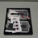 EZ-GLAZ- 4 Pack for iPhone 14 Pro Max Screen Protector [6.7"] With 2 Pack Camera Lens Protector, 9H+ Hardness 12FT Military Grade Shatterproof Scratch Resistant Durable Tempered Glass Film with Flawless Fit Kit, HD Clear (Transparency)