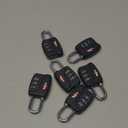 TSA Locks 6-Pack - Ultra Lightweight Travel & Gym Combo Locks (54g Each!), TSA Approved Secure Luggage Locks for Suitcases, School Backpacks, Lockers - 3-Digit Code, 2.36in Compact Design