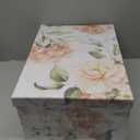 Soul & Lane Decorative Cardboard Storage Boxes with Lids for Home Decor and Organization, Set of 3 Large Keepsake Boxes for Memories & Gifts, Nesting Floral Photo Storage Containers, Floral Revival
