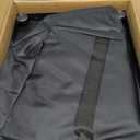 Literature Catalog Rack, Foldable Magazine Brochure Display Stand, Magazine Floor-Standing with Portable Oxford Bag, for Office Store and Exhibition Trade Show (4 Pockets, Black)