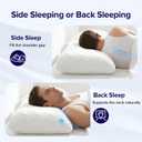 7" High Loft Memory Foam Pillow for Side Sleepers, Extra Thick Firm Pillow for Broad Shoulders & Large Frames, Designed to Stay Elevated, High Profile Pillow with Breathable Washable Cover