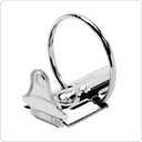 Cardinal Economy 3 Ring Binder, 1 Inch, Presentation View, Black, Holds 225 Sheets, Nonstick, PVC Free, 4 Pack of Binders 