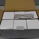 Sliner 6 Pack Pack Christmas Glitter Tumbler Bulk, 12 oz Holiday Wine Tumbler Set Stainless Steel Insulated Sparkling Glitter Cup with Lids Straws and Brushes Travel Mug Xmas Gift (Snowman Style)