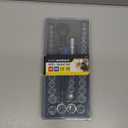 NXEKRNJVE Socket wrench tool kit 38 in 1 torque wrench socket kit 3/8 inch/metric ratchet drive car repair manual tool kit