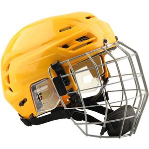 Breathable Ice Hockey Helmet with Protective Cage, Impact Resistant Hockey Head Gear for Youth & Adult, Small
