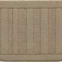 BEQHAUSE 24x36 Inch Kitchen Rug Mat Durable Kitchen Rugs Non-Slip Washable Absorbent Kitchen Mats for Floor Dirt-Resistant Semicircular Kitchen Mat (Beige)