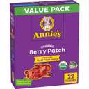 Annie's Organic Berry Patch Bunny Fruit Flavored Snacks, Gluten Free, Value Pack, 22 Pouches, 15.4 oz BB 25/Jun/2025