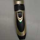 Dog Grooming Kit Clippers, Low Noise, Electric Quiet, Rechargeable, Cordless, Pet Hair Thick Coats Clippers Trimmers Set, Suitable for Dogs, Cats, and Other Pets (Gold)