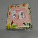 Summer Inspired Ornamental Throw Pillow Covers Pastel Mix Types of Flowers Square Pillow Cases 18x18 Inch Set of 2 Watercolor Flower Pillowcase Cushion Cover for Bedroom Couch Sofa