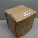 84ECO 3 Gallon Red Brown Wicker Trash Can with Lid and Liner