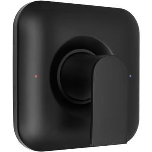 Replacement for T2471BL, Shower Valve Trim Kit, Modern Shower Trim Bathroom Shower Lever Handle, Matte Black Shower Trim Kit Shower Handle, 7x7x5in