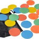 4inch Mini Floor Spot Markers for Classroom Preschool and Kindergarten (Set of 20pcs) (Green)