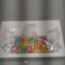 3 Bunny Holding Eggs and Happy Easter Decorations, Resin Easter Bunny Rabbits Figurine Tabletop Centerpiece for Spring Decor Easter Home Office Party Decor