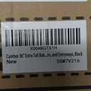 Cumbor 36" Extra Tall Baby Gate for Stairs, 29.7-48" Wide Dog Gates for Doorways, Auto Close Safety Gate for Babies and Pets, Easy Install, Pressure Mounted, Fits Doorways, Stairs, Entryways, Black