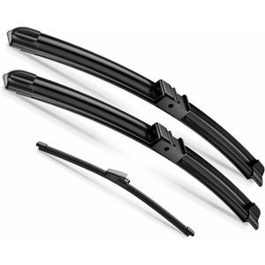26"+20" Windshield Wipers with 13 Inch Rear Wiper Blade Replacement for BMW X3 2011-2017 Original Factory Quality-J Hook Wipers(Pack of 3)