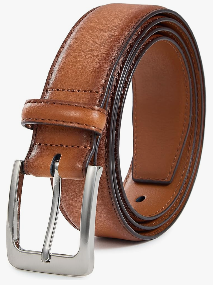 Men's Genuine Leather Dress Belts, Handmade Classic Every Day Leather Jeans Belt for Men Work Business Casual