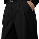 JOE'S JEANS Women's The Dani Wide Leg Trousers (Black), Size 8