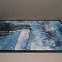 YDYSUNE Abstract Wall Art - Teal Canvas Wall Decor,Fan Art Large Picture for Living Room Bedroom Framed Painting Artwork Decoration Size 20x40Inches