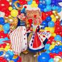 142 Pcs Cartoon Hedgehog Red Blue Yellow Balloon Arch Kit,Gold Circle Twisting Balloons with Exploding Star Foil Balloons for Video Game Theme Birthday Party Carnival Circus Baby Shower Decorations