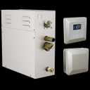 Delta Faucet SimpleSteam 10kW Steam System Kit Chrome, Includes 10kW Steam System Generator, Square Digital System Control, Square Steam Head, Lumicoat Chrome 5P-EST010-PR 