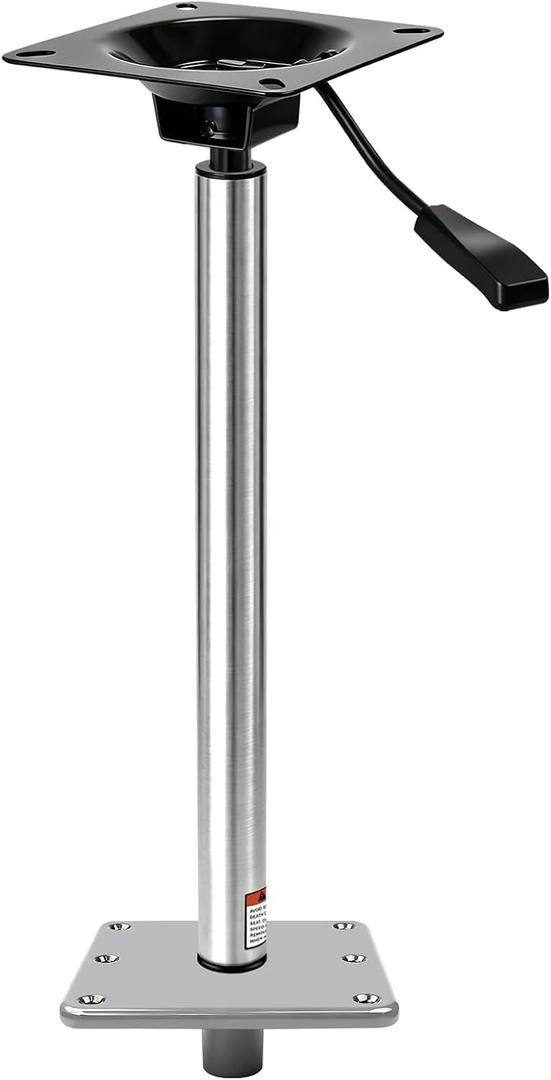 3/4 Inch Lock'N-Pin Boat Base, Adjustable Height Mount Kit for Marine Yacht Fishing Boats