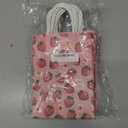 24 Pcs Strawberry Party Favor Bags With Handles - Berry Goodie Gift Bags for Kids, Kraft Paper for Birthday Party Supplies and Decorations