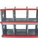 Munirater Chicken Nesting Box 6 Two Tier Metal Hens Ducks Egg Laying Box