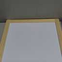 Tabletop Painting Wooden Art Easel for Kids - 4-in-1 Double-Sided Drawing Board for Toddlers 2-4, Chalkboard & Dry Whiteboard with Markers, Eraser, Magnetic Letters/Numbers & Flashcards