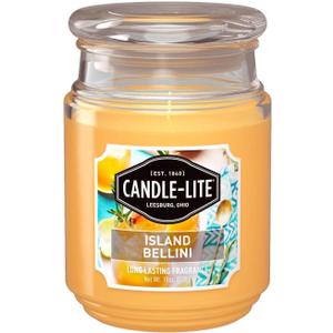 Candle-Lite Everyday Aromatherapy Candle Island Bellini Scented, 18 oz