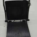 Chefman Panini Press Grill and Gourmet Sandwich Maker Non-Stick Coated Plates, Opens 180 Degrees to Fit Any Type or Size of Food, Stainless Steel Surface and Removable Drip Tray, 4 Slice, Black