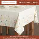 Maison d' Hermine Table Cloth Rectangle Table 100% Cotton 70 x 108 Inches Tablecloth Reusable Decorative for Dining Kitchen Room Farmhouse Party Home Hotel Restaurant Spring Summer - Colmar