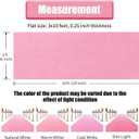 HOMBYS 450 GSM Extra Thick 3x10 ft Pink Carpet Runner for Partys & Events, Heavy-Duty Felt Aisle Runway Rug for Steps, Prom Proposal & Wedding Ceremony Decorations, Hollywood Oscars for VIP Awards Pink, 3' x 10' (Rectangular)