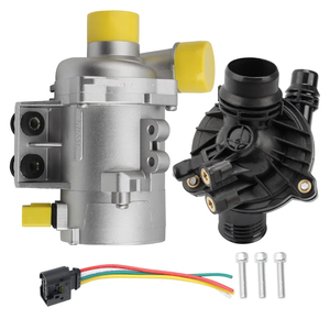 Electric Engine Water Pump W/Thermostat 11517521584 Compatible with BMW X3 Z4 X5 328i 323i 128i 528i Replaces OE# 11517546994 11517563183 11517586924