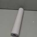 Haimin Grasscloth Textured Wallpaper 24in X 393in Fabric Contact Paper White Wall Paper Linen Peel and Stick Self-Adhesive Thick Vinyl Embossed Film Wallpaper (White)