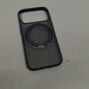 TORRAS 360 Magnetic Stand for iPhone 17 Pro Case, Ostand 3.0 [Fit for MagSafe][4X Mil-Grade Shockproof] Rotatable Kickstand Protective Cover, Camera Control Button, Translucent Deep Blue, O3 Fitness