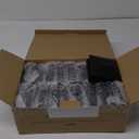 16pack Modern Black Solar LED Post Cap Lights, 16 x LED, Waterproof, Solar Powered, Anti-Rust, for Deck, Fence, Porch, Garden, Patio