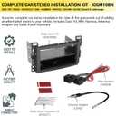 Scosche ICGM10BN Complete Double/Single DIN Stereo Installation Kit for Select Non-Amplified 2006-17 General Motors Vehicles - No Steering Wheel Remote - See Fit Guide in Images to Verify Your Vehicle