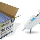 AdTech Hot Glue Sticks 10" Full Size, Clear, Sticks & AdTech 0453 2-Temp Dual Temperature Hot Glue Gun Full Size, White
