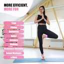 Pilates Wrist Ankle Weights for Women, Wearable Strong Arm & Leg Weights Set of 2(1 lb/2.2 lbs Each), Adjustable Ankle Weights for Walking, Yoga, Dance, Barre, Gym (Pink)