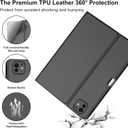 for iPad Pro 13 inch Case with Keyboard (M5 2025 / M4 2024), Magnetic Detachable Keyboard, Slim Smart Folio Cover with Pencil Holder for iPad Pro 13'' M4, Multi-Viewing Angles, Auto Sleep/Wake (Non-backlit Dark Black)