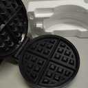 Oster Nonstick Belgian Waffle Maker, Nonstick Ceramic Waffle Iron, Black