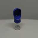 WePet Portable Dog Water Bottle, 12 OZ, Leak Proof Puppy Water Dispenser with Drinking Feeder for Pets Outdoor Walking, Hiking, Travel, Food Grade Plastic (#01 Navy Blue)