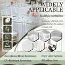 4 Packs White Round Tablecloths, 120 Inch Stain Resistant and Wrinkle Polyester Fabric Washable Table Clothes Cover for Kitchen Dining, Wedding, Reception Banquet, Birthday Party, Buffet Restaurant