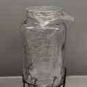 Mustry Glass Drink Dispenser for Parties, 1 Gallon Beverage Dispenser with Stand and Spigot Solid Stainless Steel, Used as Lemonade Dispenser Sun Tea Jar Kombucha Jar