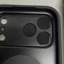 SURITCH for iPhone 17 Pro Max Case with Camera Control Cover, Camera Cover and Adjustable Kickstand, Compatible with MagSafe, Shockproof Bumper Protective Cases 6.9 Inch, Black