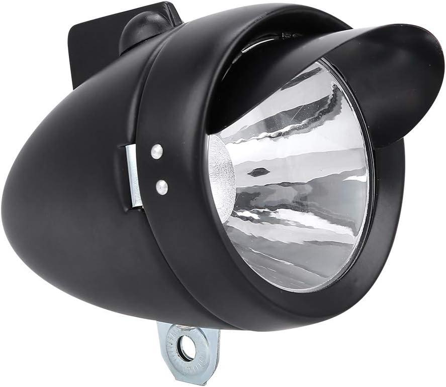 Bike Head Light Bicycle Retro Front Headlight Super LED Cycling Lighting Equipment with Frame & Visor