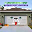 4E's Novelty Monster Trunk or Treat Car Decoration Kit - Trunk or Treat Kit for Car & SUV, Outdoor Halloween Garage Door Decorations (Huge Eye Monster)